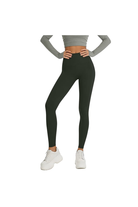High Waist Yoga Pants with Pockets Fashion Solid Color High Waist Loose Tight Waist Tight Yoga Full Length Pants Dance Workout Running