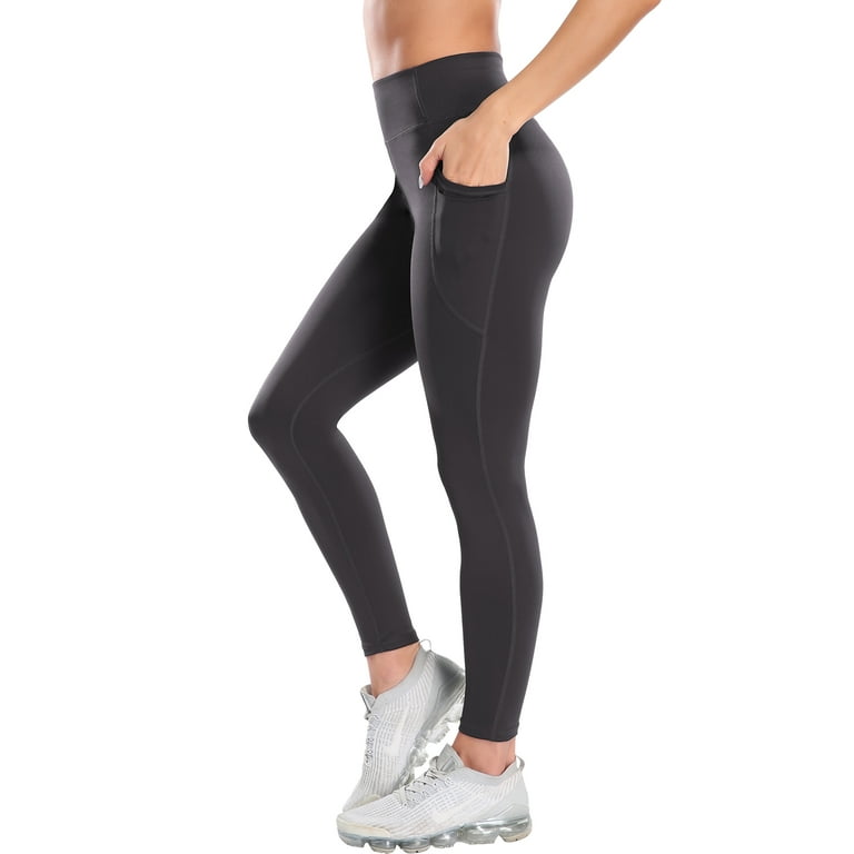Funbiz Black Leggings for Womens Girls Yoga Pants High Waisted Gym Workout  Leggings 
