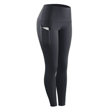 High Waist Yoga Pants with Pockets, Tummy Control, Workout Pants for Women 4 Way Stretch Yoga Leggings with Pockets