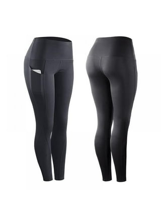 High waist tummy control legging with 3 Pockets in Black