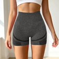 thumbnail image 1 of High Waist Yoga Shorts Control Workout Running Athletic Fitness Training Bottoms Compression Seamless Breathable SummerGreyL, 1 of 4