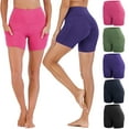 thumbnail image 1 of High Waist Yoga Shorts Tummy Control Workout Running 4 Way Stretch Yoga Leggings For Aerobics Fitness Pilates Sports Dance Hip-hop Dance, 1 of 8
