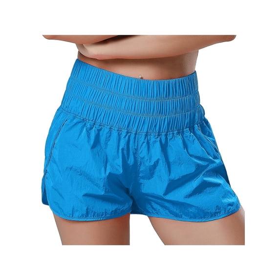 High Waisted Athletic Shorts for Women,Womens Running Shorts with Mesh Liner Quick Dry Casual Workout Active Shorts