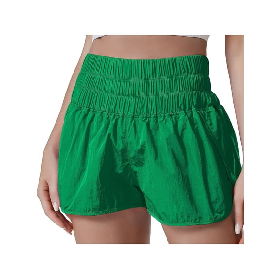High Waisted Athletic Shorts for Women,Womens Running Shorts with Mesh Liner Quick Dry Casual Workout Active Shorts