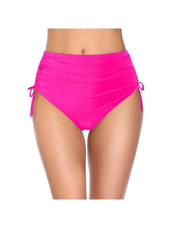 High Waisted Bikini Bottoms Seamless Bikini Bottom Slimming Swim Boy Shorts Teen Swim Shorts Tankini Bottoms Womens Bathing Suit Bottoms Swim Bottoms for Women
