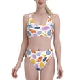 thumbnail image 1 of High Waisted Bikini Sets For Women, Cartoon Shell Conch Swimsuits Tummy Control, Two Pieces Bathing Suit, 1 of 8