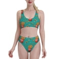 thumbnail image 1 of High Waisted Bikini Sets For Women, Cute Fries Swimsuits Tummy Control, Two Pieces Bathing Suit, 1 of 8
