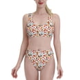 thumbnail image 1 of High Waisted Bikini Sets For Women, Funny Mushrooms Swimsuits Tummy Control, Two Pieces Bathing Suit, 1 of 8