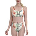 thumbnail image 1 of High Waisted Bikini Sets For Women, Gothic Cool Husky Multi Color Swimsuits Tummy Control, Two Pieces Bathing Suit, 1 of 8