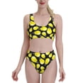 thumbnail image 1 of High Waisted Bikini Sets For Women, Light Bulb Pattern Bright Swimsuits Tummy Control, Two Pieces Bathing Suit, 1 of 8