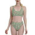 thumbnail image 1 of High Waisted Bikini Sets For Women, Paisley Pattern No.9071 Swimsuits Tummy Control, Two Pieces Bathing Suit, 1 of 8
