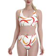 thumbnail image 1 of High Waisted Bikini Sets For Women, Pepper Abstract Swimsuits Tummy Control, Two Pieces Bathing Suit, 1 of 8