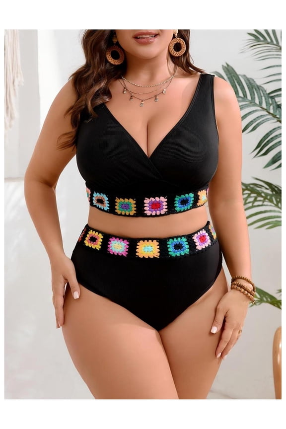 High Waisted Bikini Sets for Women Neon Two Piece Swimsuits V Neck Tummy Control Bathing Suit Drawstring Beachwear 2024 Summer