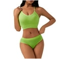 thumbnail image 1 of High Waisted Bikini For Women Tummy Control Bottoms Push Up Crop Top Swimsuit 2 Piece Cut Swimwear Pure Basic Bathing Suit Teens Girls Bathing Swim Top, 1 of 4