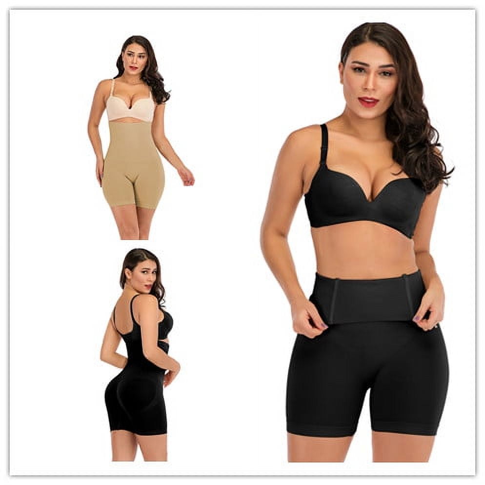 High Waisted Body Shaper Panties Tummy Control Shorts for Women Slip Thigh  Slimmer Under Dresses Slimmer Cool Comfort Black/Apricot