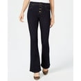 thumbnail image 1 of High Waisted Button Fly Bootcut Jeans Dark Indigo 16, 1 of 1