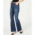 thumbnail image 1 of High Waisted Button Fly Bootcut Jeans Medium Indigo 4, 1 of 1