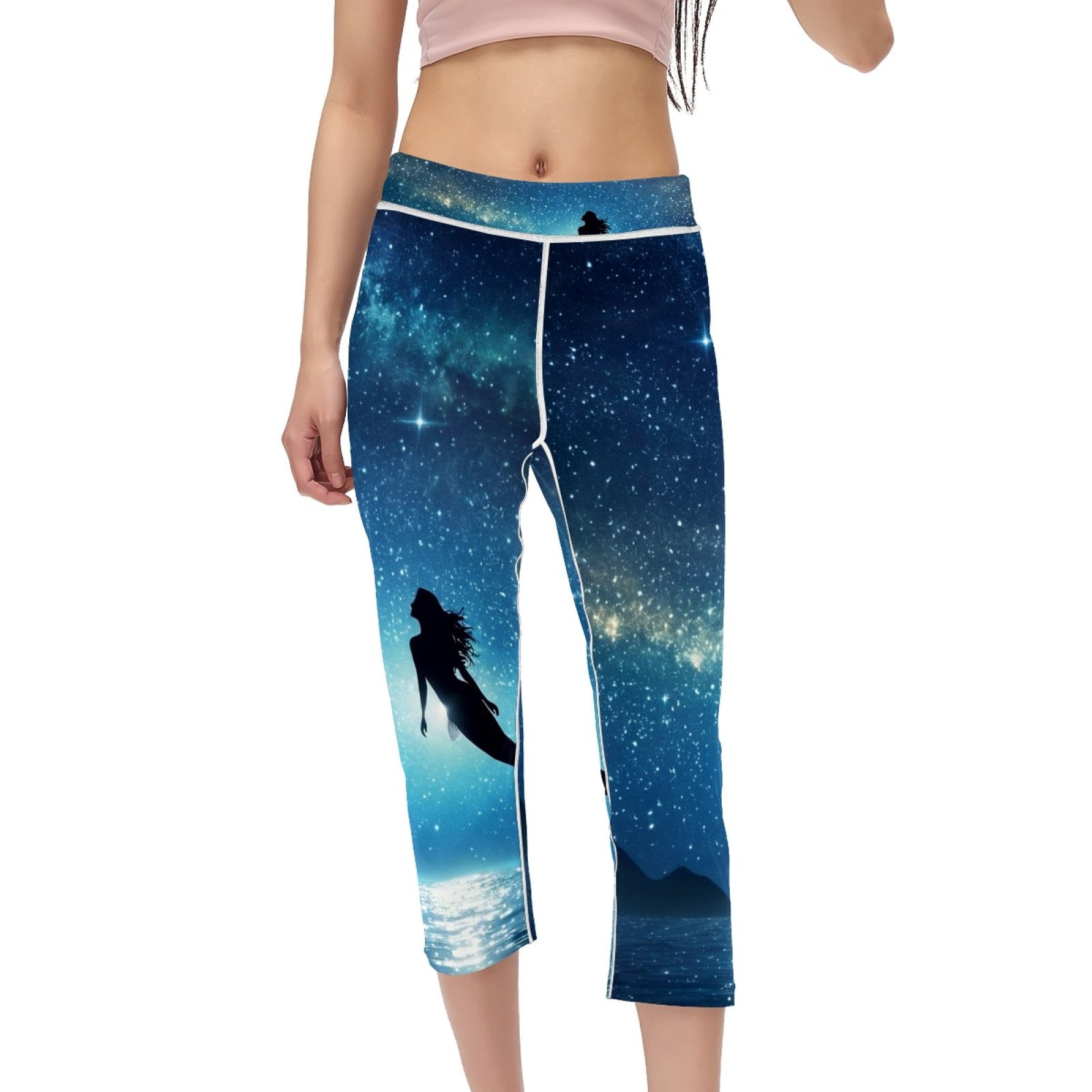Mermaid capri leggings deals