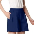 thumbnail image 1 of High Waisted Casual Shorts Women Women's Casual Pants & Capris Solid Color High Waisted Straight Leg Capris Pocket Sports Shorts Shorts Shorts, 1 of 4