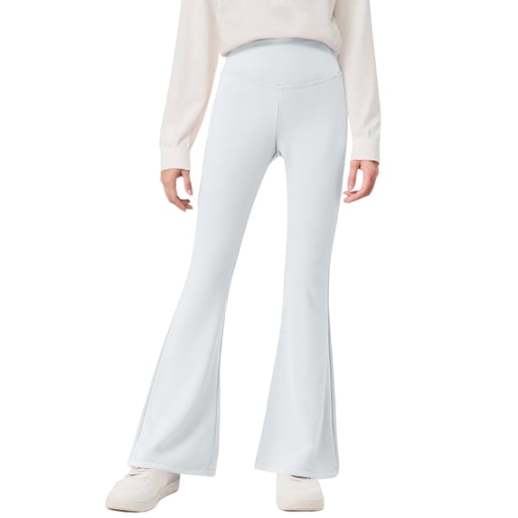 High Waisted Flared Pants for Girls Fall Sports Long Pants