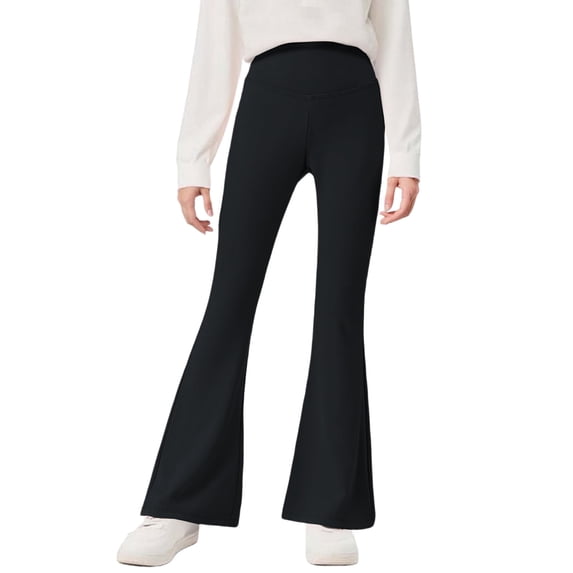 High Waisted Flared Pants for Girls Fall Sports Long Pants