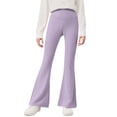 thumbnail image 1 of High Waisted Flared Pants for Girls Fall Sports Long Pants, 1 of 9