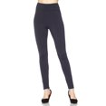 thumbnail image 1 of High Waisted Fleece Lined Leggings - 3 Inch Waistband Charcoal One Size Regular, 1 of 2
