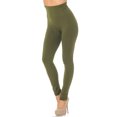 thumbnail image 1 of High Waisted Fleece Lined Leggings - New Mix Olive One Size Regular, 1 of 1