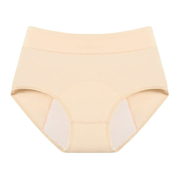 High Waisted Leak Proof Panties for Women Comfortable Overnight Underwear Breathable Wicking Briefs