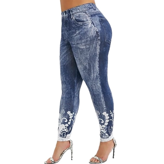 High Waisted Leggings For Women Printed Yoga Fitness Leggings Running Gym Stretch Sports Pants Trousers