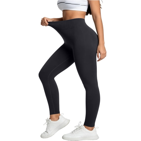 High Waisted Leggings for Women JIANLAI Womens Ribbed Seamless High Waist Leggings Stretch Knit Athletic Pants Soft Sweat‑Wicking Gym Yoga Running Workout Casual Full Length Active Bottoms
