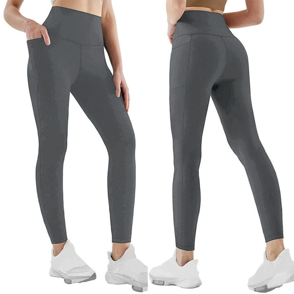 High Waisted Leggings for Women Plus Size Trouser Style Yoga Pants Full Length Soft Workout Leggings with Pockets Womens plus Size Cute Summer Outfits Teacher Pants for Women Galaxy Leggings