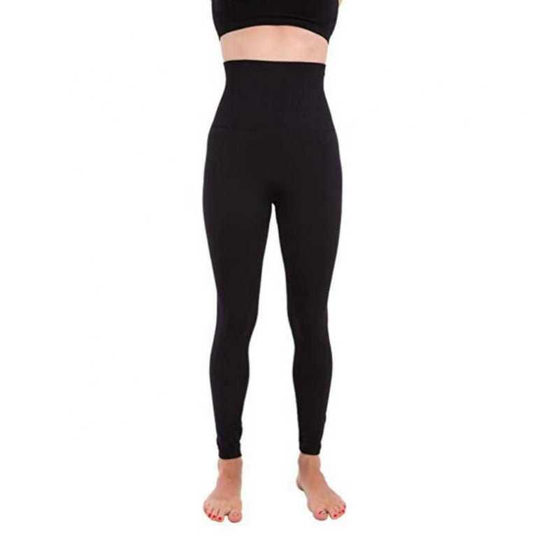 Aoliks Women Leggings High Waisted Tummy Control Yoga Pants Black