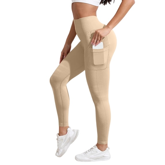 High Waisted Leggings for Women Cellulite Control Leggings with Pocket 2026 New 3D Compression Yoga Gym Workout Pants