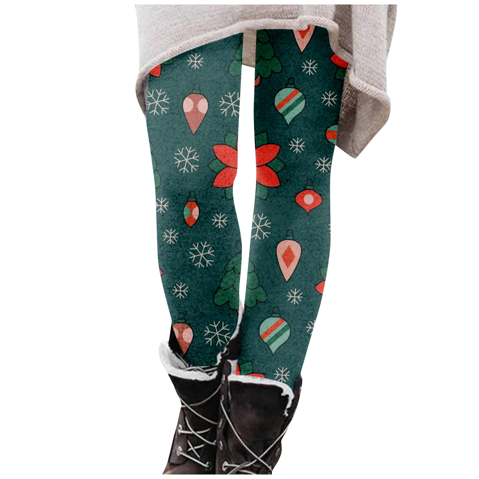 Angel Christmas Print Pattern Women Leggings