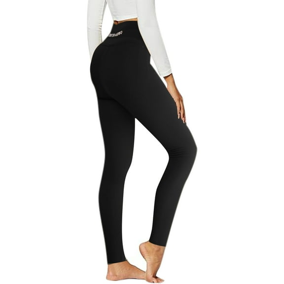 High Waisted Leggings for Women Fleece Lined Thick Winter Leggings Pants Soft Slim Fit Stretchy Full Length Elastic Waistband Women Yoga Pants
