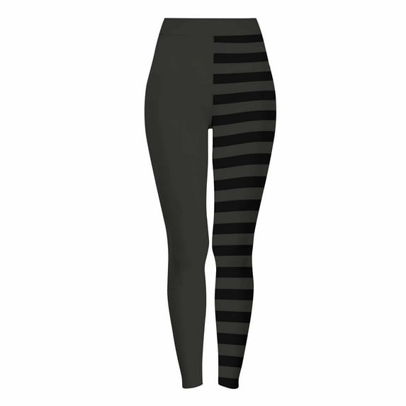 High Waisted Leggings for Women No See Through Tummy Control Cycling Workout Yoga Pants Halloween Costumes