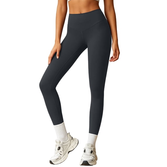 High Waisted Leggings for Women Soft Tummy Control Yoga Pants for Workout Athletic Women's Solid Color Jogger Yoga Pants Casual Leggings
