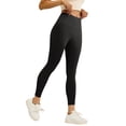 thumbnail image 1 of High Waisted Leggings for Women Tummy Control Fitness Seamless Yoga Pants Stretchy Soft Workout Leggings Black L, 1 of 6