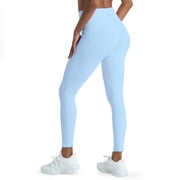 High Waisted Leggings for Women Tummy Control, Yoga Pants Women, Gym Workout Leggings with Pocket Dawn, Medium
