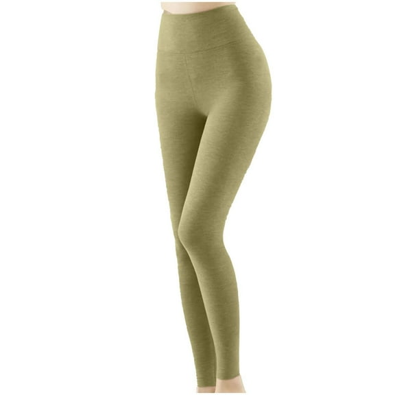 High Waisted Leggings for Women Winter Stretchy Soft Thermal Tights Warm Baselayer Lounge Pants