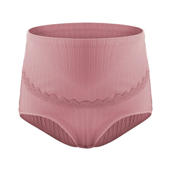 High Waisted Panties for Women Women's Lace Underwear Mid-Waisted Ice Silk Full Cover Underwear Soft Satin High Waisted Panties Lightweight Breathable Underpant Briefs Women's Boy Shorts Underwear L
