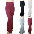 thumbnail image 1 of High Waisted Ruched Pencil Skirts for Women Elastic Band Bodycon Slim Fit Maxi Length Shirring Skirt XXL, 1 of 6
