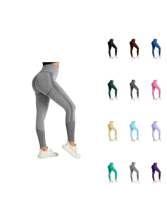 High Waisted Seamless Yoga Leggings for Women, 26.5 Workout Pants for Fitness, Meditation, and Athleisure – Supportive Compression Fit