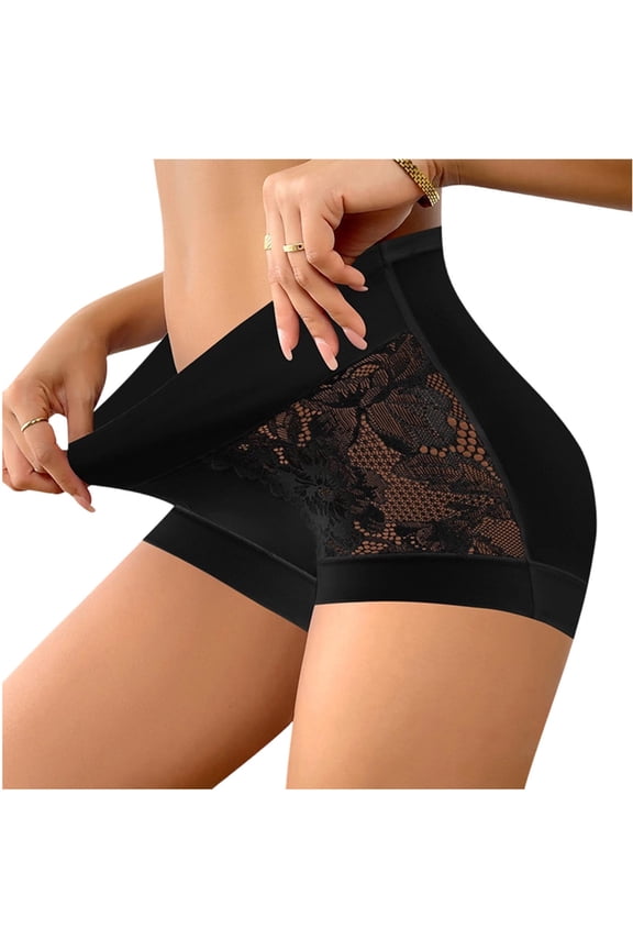 High Waisted Shapewear for Women Tummy Control Shorts Seamless Boyshorts for Under Dresses Anti Chafing Safety Shaping Panties Summer Non See Through Bottoms