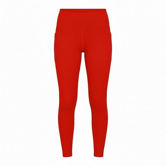 High Waisted Solid Color Yoga Pants for Girls Soft Stretchy Athletic Leggings Comfortable Playwear Workout Tights Oversized Sweatpants Basic Comfortable Pants Crewneck Casual Trousers