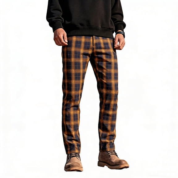 Slim Fit Stretch Men's Dress Pants | Formal Business Trousers for Office & Wedding