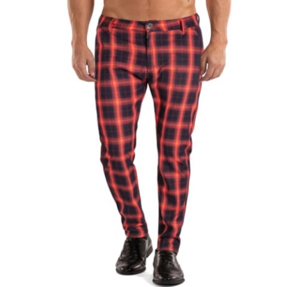 Slim Fit Stretch Men's Dress Pants | Formal Business Trousers for Office & Wedding