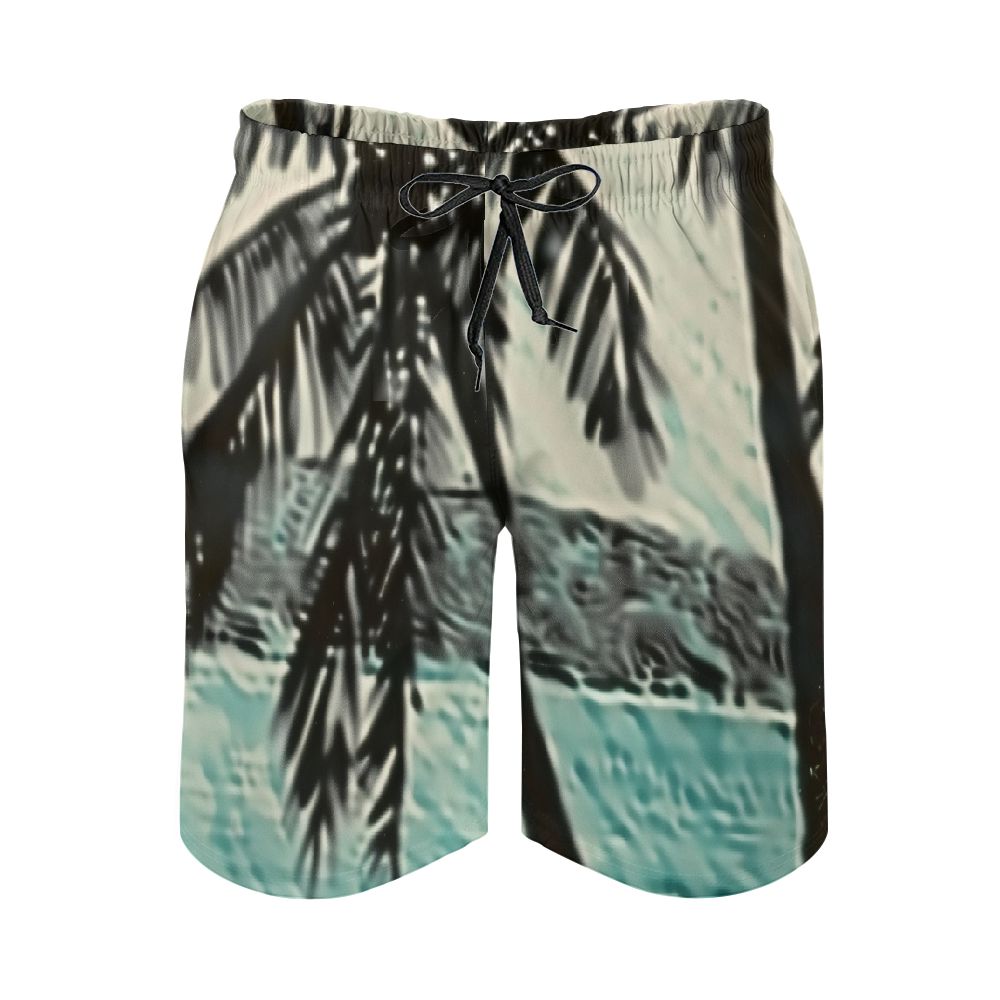 High Waisted Swim Shorts Shorts Men Beach for Men White Beach Shorts ...