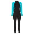 thumbnail image 1 of High Waisted Swimsuits for Women 3mm Wetsuit Long-Sleeved Cold-Proof Wetsuit Snorkeling Surfing Winter Swimming Warm Wetsuit Blue,XS, 1 of 8